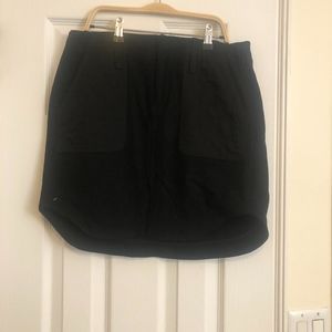 Madewell Wool Black Skirt